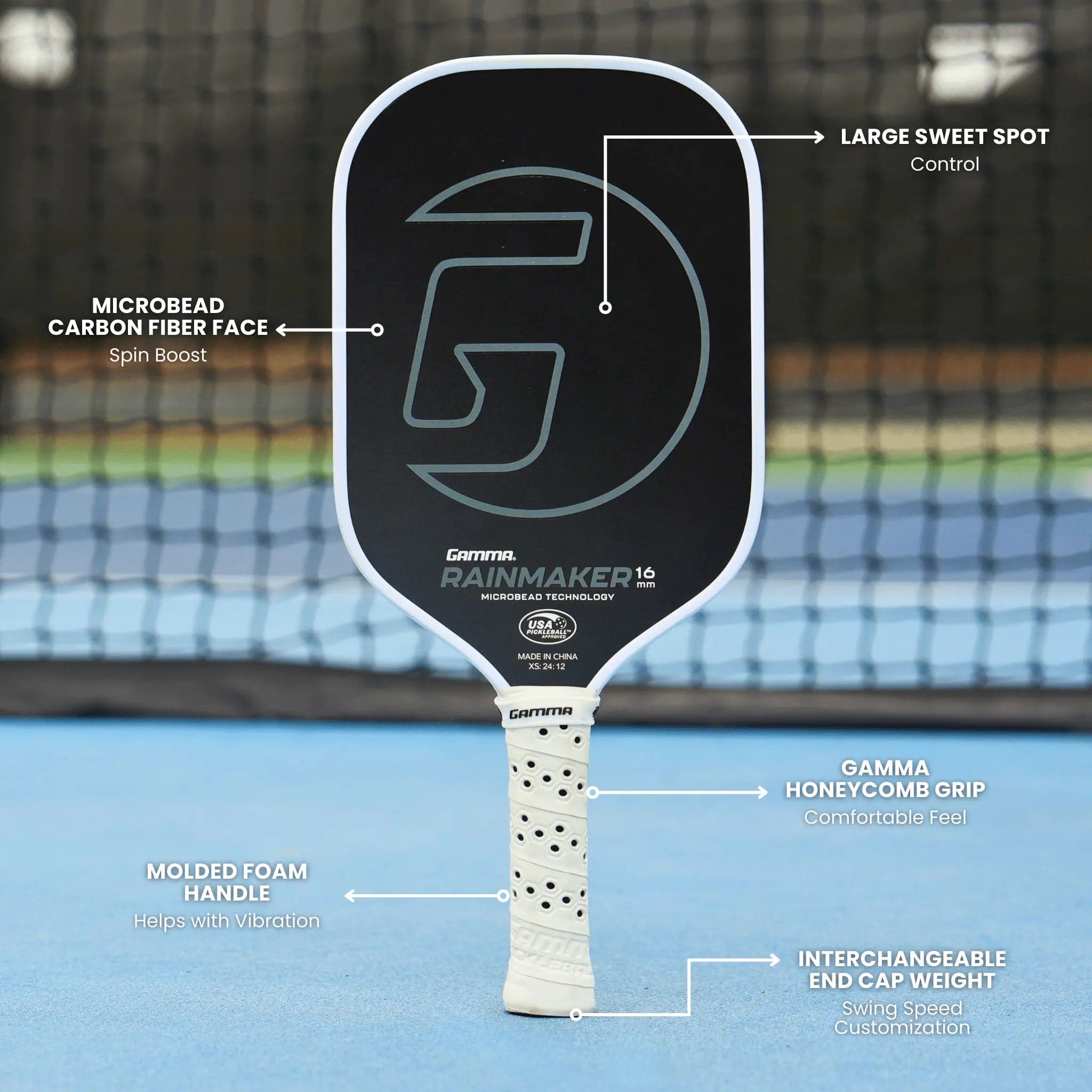 GAMMA Rainmaker Pickleball Paddle