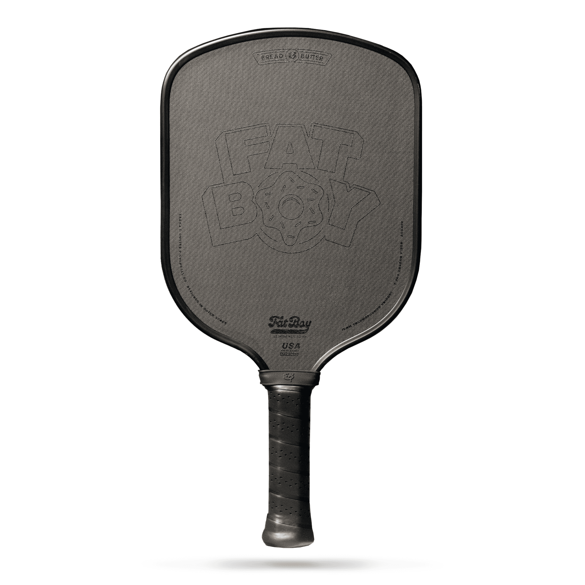 The Fat Boy 16mm Pickleball Paddle - Black Out Edition